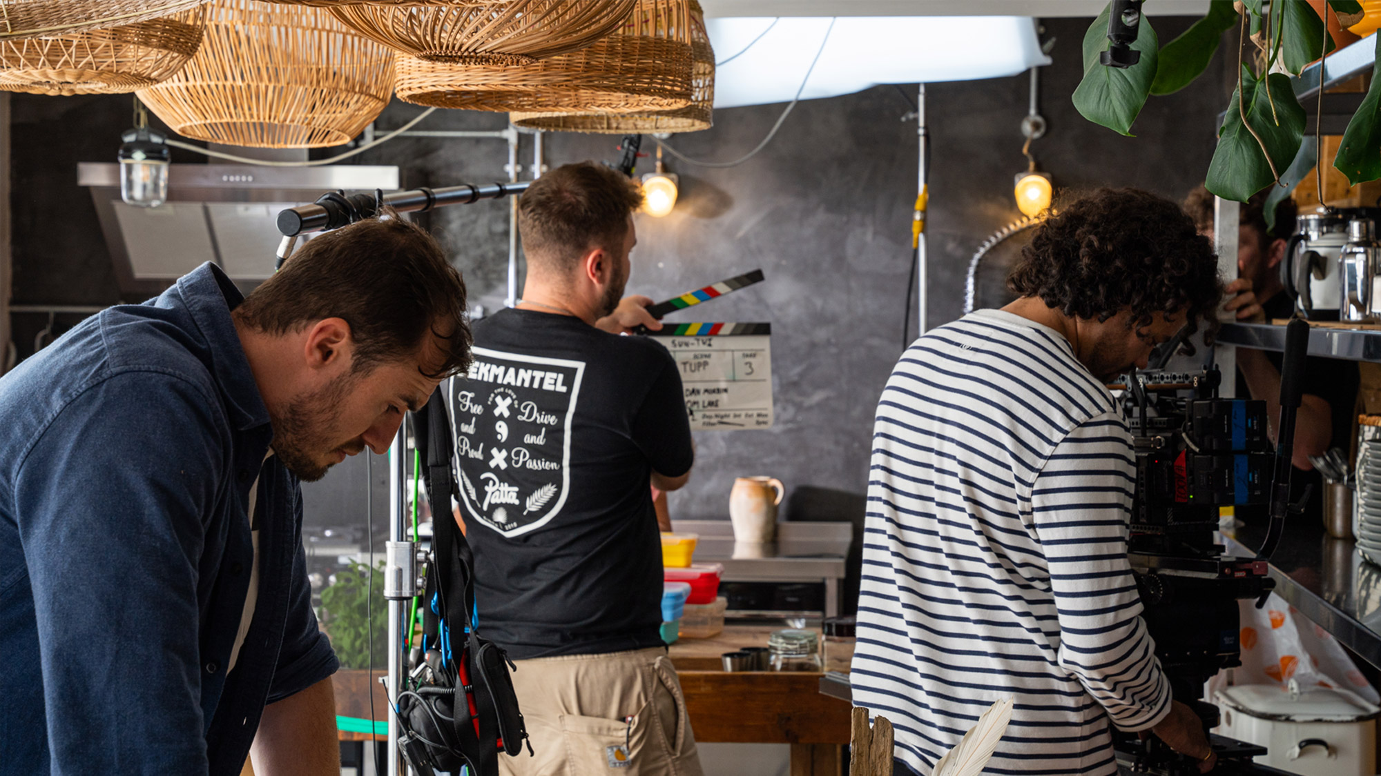 The Rise Media team on set at Camber Sands with Tui and The Sun