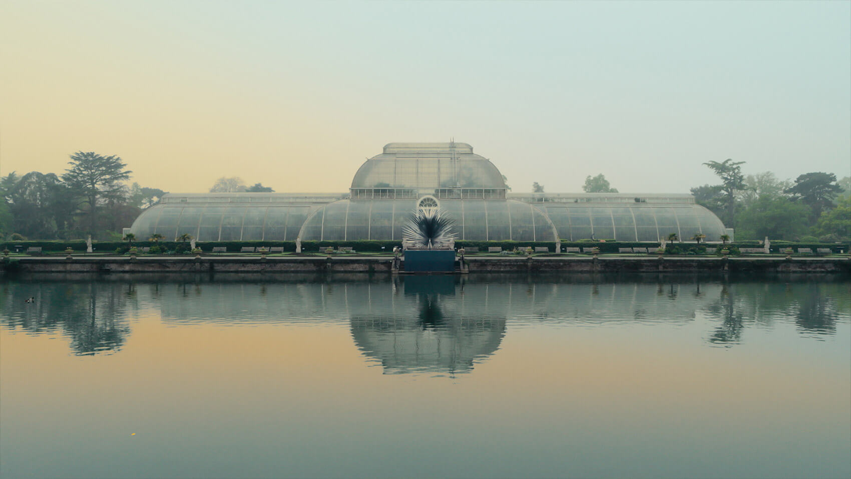 A greenhouse at Kew Gardens.