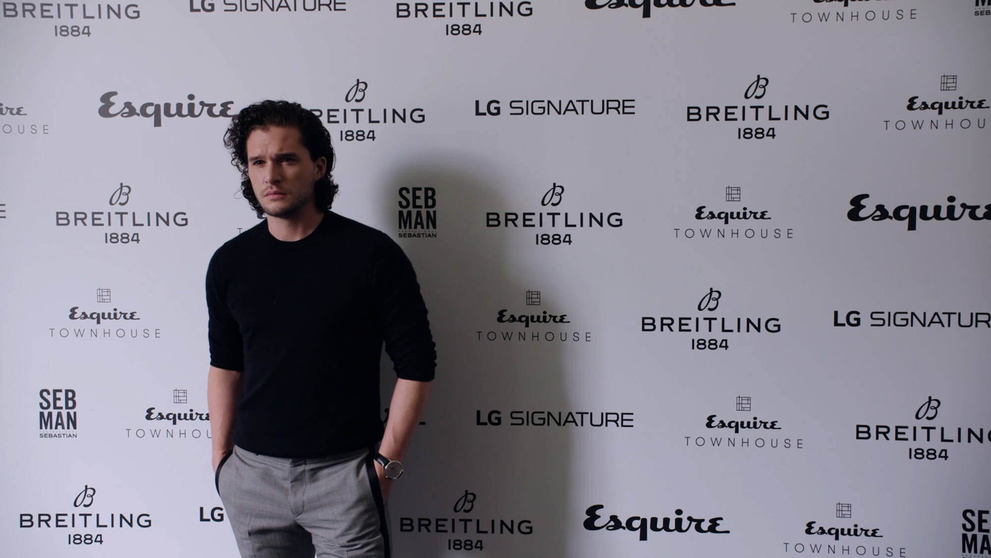 A shot of Kit Harington at the Esquire Townhouse event, from the Rise Media case studies archive